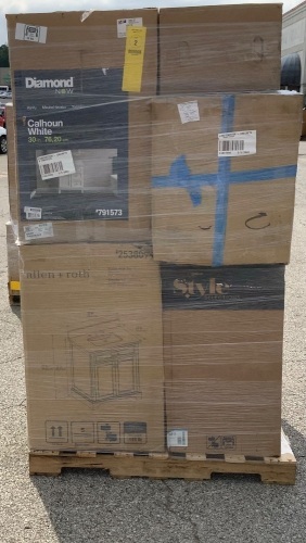 Pallet of Uninspected Bathroom Componets - Lot 303A