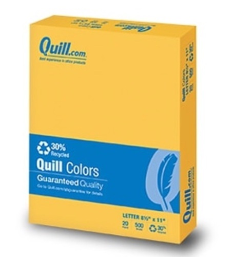 Lot of (9) Quill 30% Recycled Multipurpose Colored Paper, 8.5" x 11", Retail 211.41 - Lot 505
