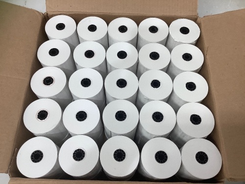 Staples Thermal Paper Rolls, 3-1/8"x230', 50 Pack, E-Comm Return, Retail 162.99 - Lot 511
