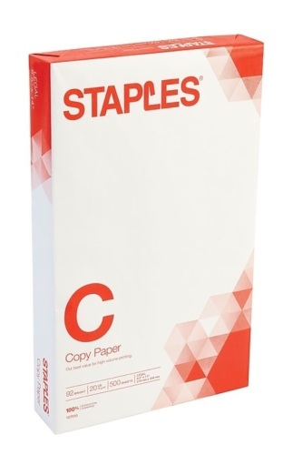Lot of (6) Staples Copy Paper, 8.5" x 14", E-Comm Return, Retail 77.94 - Lot 552