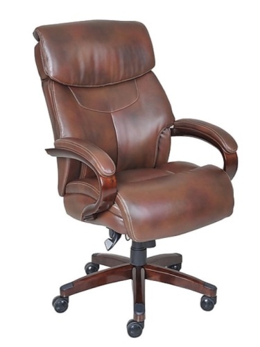 La-Z-Boy Bradley Bonded Leather Executive Chair, Appears New, Retail 379.99 - Lot 352