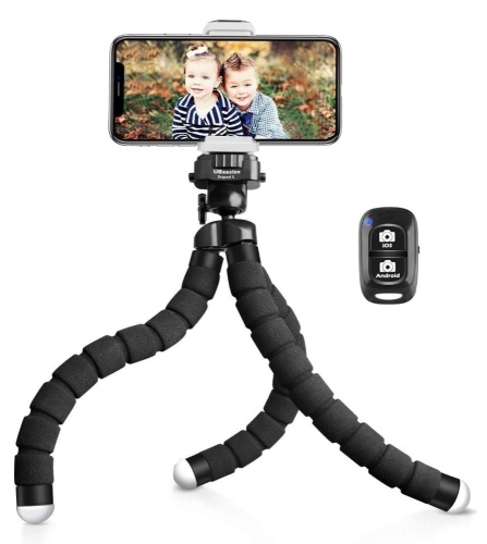 UBeesize Flexible Tripod w/ Wireless Remote, Powers Up, E-Comm Return, Retail 44.54 - Lot 385