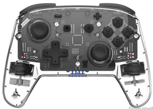 Transparent Game Controller for Nintendo Switch, Untested, E-Comm Return, Retail 22.91 - Lot 275