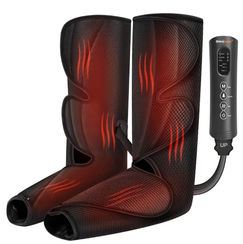 ShineWell Air Compression Leg Massager w/ Heat, Powers Up, Appears new, Retail 94.99 - Lot 47