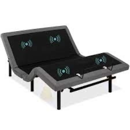 Adjustable Bed Base with Massage, Remote, USB Ports - Lot 1495