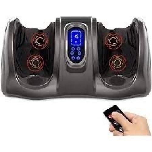 Reflexology Shiatsu Foot Massager w/ High-Intensity Rollers, Remote Control - Lot 1571