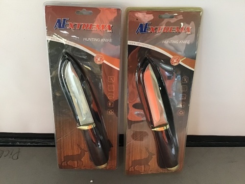 Aetrema, 9" Hunting Knife, LOT of 2, New, Retail - $32.99 Each
