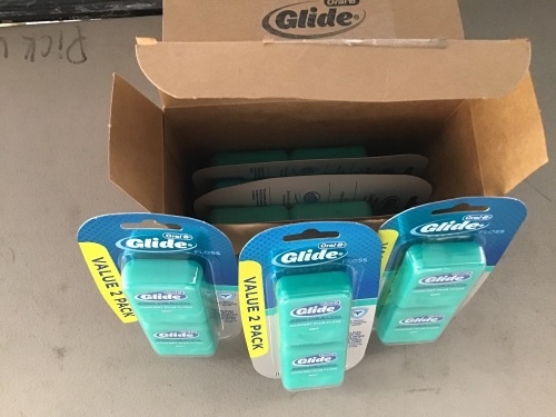 Glide, Floss, 6 Pack, LOT of 2, New, Retail - $5.59 Each 
