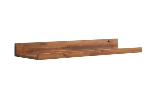 Pottery Barn, Holman Handmade Floating Shelf, 3' ,Rustic Wood, Like New, Retail - $129