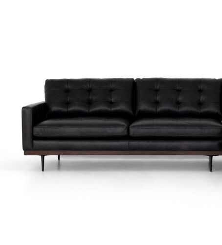 Lexi Sonoma Black Sectional Piece - Does Not Have Chaise - Lot 68