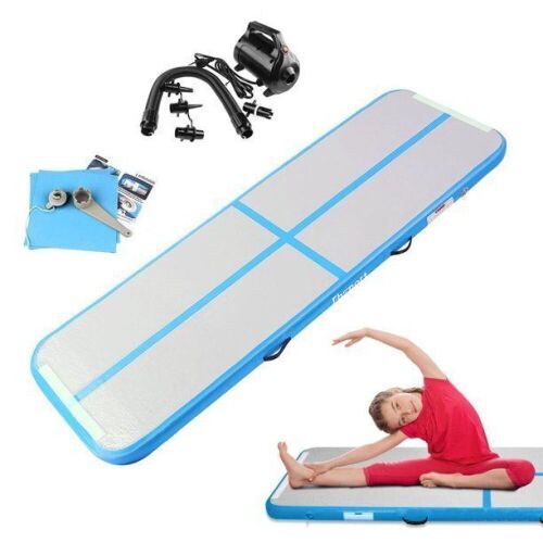Fbsport 10 ft Inflatable Gymnastics Tumbling Mat Air Track  - Lot 79