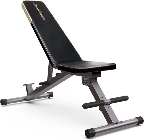 Fitness Reality SuperMax Adjustable Weight Bench for Incline Decline Workouts, 800 lbs Weight Capacity - Lot 83