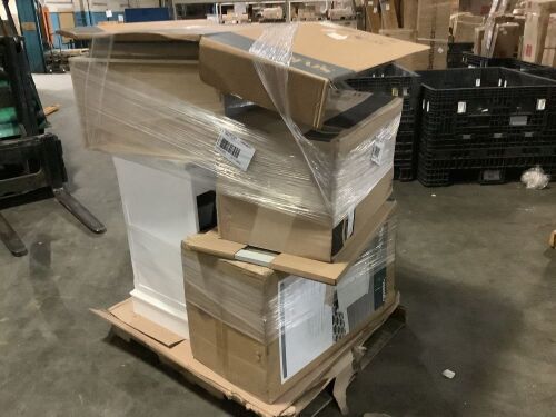 Lot of (4) Bathroom Vanities - Uninspected, Store Return - Top of White Vanity is Undamaged - Lot 157