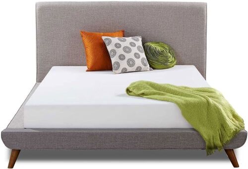 Live and Sleep Classic Plush 8-Inch Memory Foam Mattress, Firm Support - Trailer, Camper, Motor-Home Short Queen Size  - Lot 178