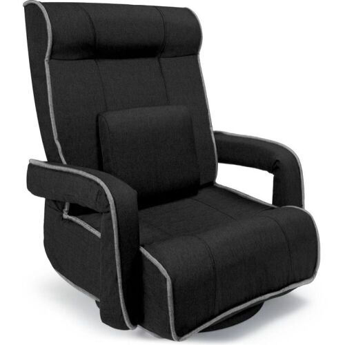Oversized Swivel Gaming Floor Chair w/ Armrest, Adjustable Backrest - Lot 243