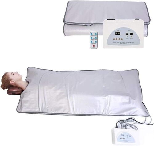 Far Infrared Sauna Blanket Body Shaper Slimming Detox Therapy Machine  - Lot 406