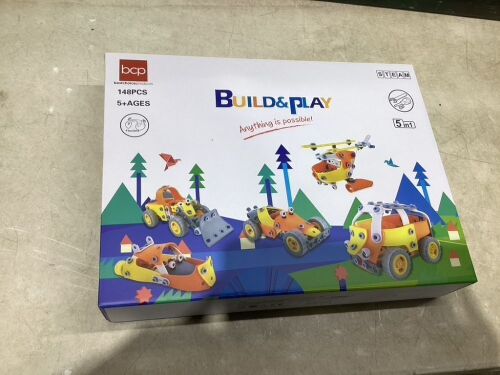 Build & Play 5 in 1 Educational Toy Set  - Lot 449
