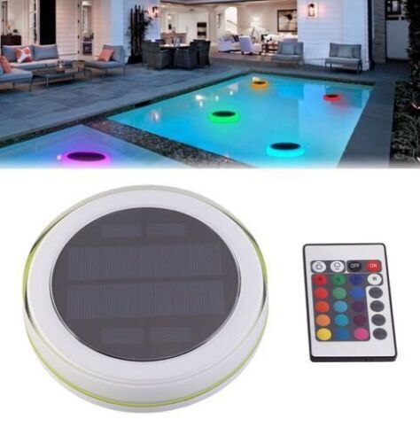 Lot of (4) Solar Powered LED Floating Pool Lights - Lot 481