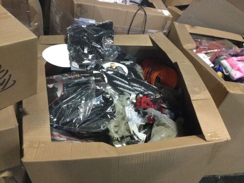 Pallet of Halloween Costumes & Accessories, Party Supplies, Decorations & More - High Piece Count!  - Lot 564