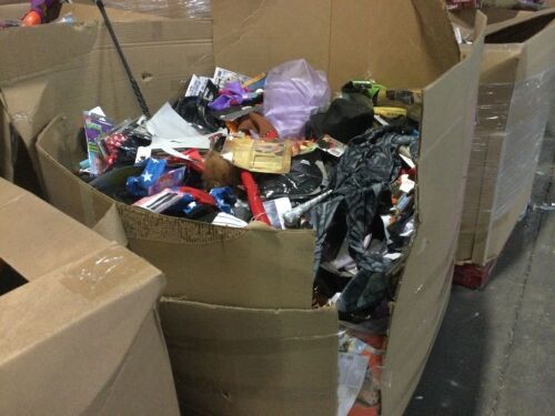 Pallet of Halloween Costumes & Accessories, Party Supplies, Decorations & More - High Piece Count!  - Lot 574