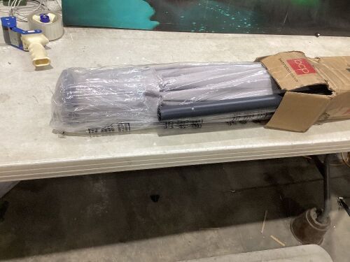 Solar LED Lighted Patio Umbrella w/ Tilt Adjustment, UV-Resistance - 10ft - Lot 1143