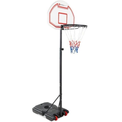 Kids Height-Adjustable Basketball Hoop, Portable Backboard System w/ Wheels - Lot 605