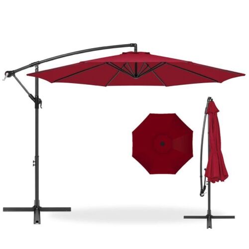 Offset Hanging Patio Umbrella - 10ft - Lot 803