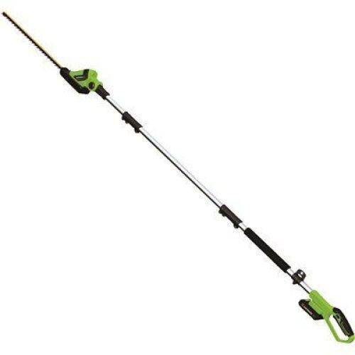 Earthwise 20 in. 20V Lithium-Ion Cordless Pole Hedge Trimmer - 2 Ah Battery and Charger Included - Lot 1025