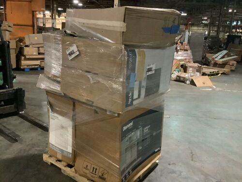 Lot of (4) Bathroom Vanities, Vanity Top, & Medicine Cabinet - Uninspected, Store Return, Straight Off a Truck - Lot 115