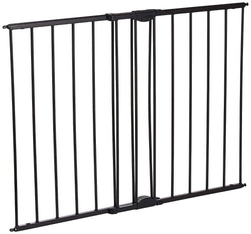 Toddleroo 47.85" Wide Easy Swing & Lock Baby Gate, Fits Openings 28.68" - 47.85" Wide, 31" Tall, Matte Bronze - Lot 878