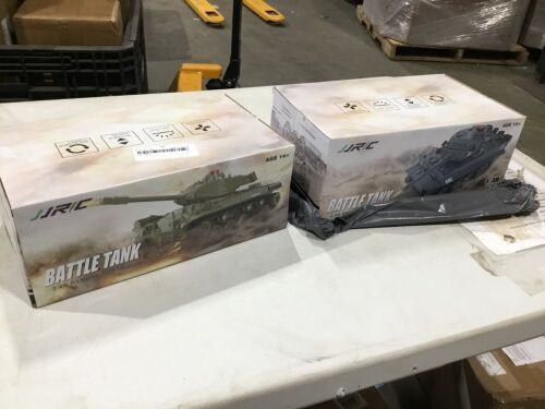 Lot of (2) JJRC Battle Tank RC Vehicles  - Lot 326