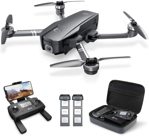 Holy Stone HS720 Foldable GPS Drone with 4K UHD Camera for Adults, Quadcopter with Brushless Motor, Auto Return Home, Follow Me, 52 Minutes Flight Time, Long Control Range, Includes Carrying Bag  - Lot 324