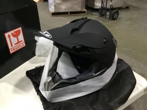 Oumurs Adult Full Face Helmet, Matte Black, XXL - Lot 344
