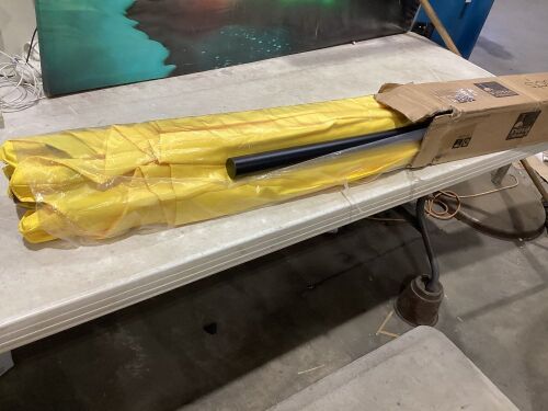 Outdoor Steel Market Patio Umbrella Decoration w/ Tilt, Crank Lift - 10ft - Lot 1164