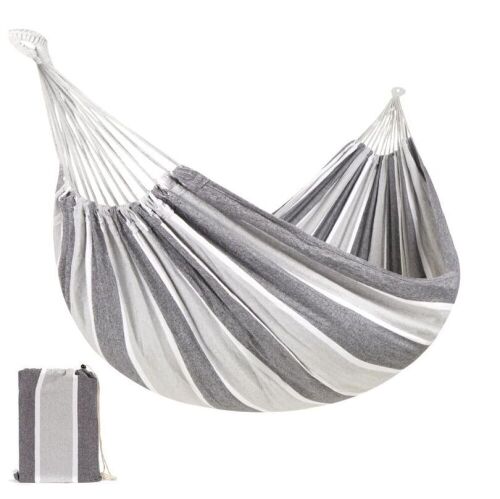 2-Person Brazilian-Style Double Hammock w/ Portable Carrying Bag - Lot 1178