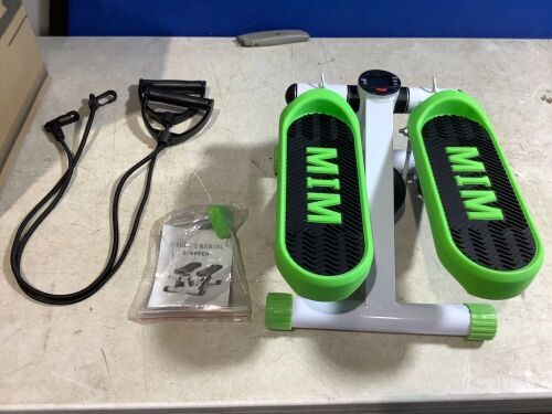 Mini Stepper Workout Machine with Resistance Bands - Lot 583