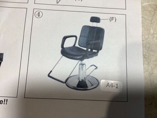 Hydraulic Salon Chair  - Lot 826