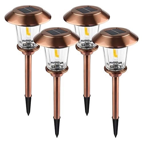 Otdair Solar Pathway Lights, 4 Pack - Lot 1201