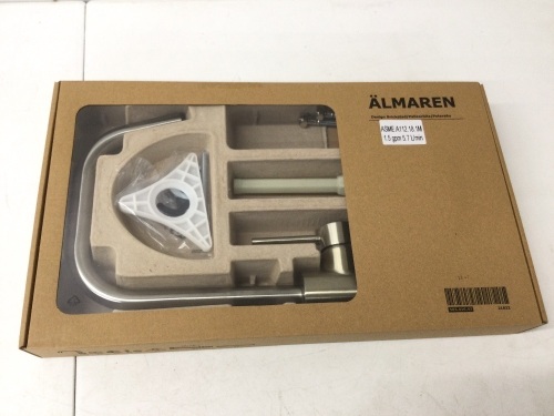 IKEA ALAMAREN KITCHEN FAUCET,STAINLESS STEEL COLOR,NEW - Lot 70