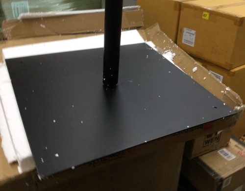 Steel Umbrella Base, Patio Stand w/ Tightening Knob & Anchor Holes - 38.5lb,E-COMMERCE RETURN  - Lot 5