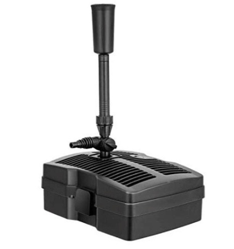 VIVOHOME 530 GPH Submersible Pond Filter Pump Fountain Kits with UV Sterilizer Suitable for Ponds of 920 Gallons, Water Pump Built In, E-Commerce Return, Untested - Lot 44