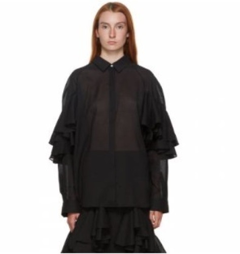 Toteme Black Locarno Shirt, Size Small, New with Tags - Lot 89