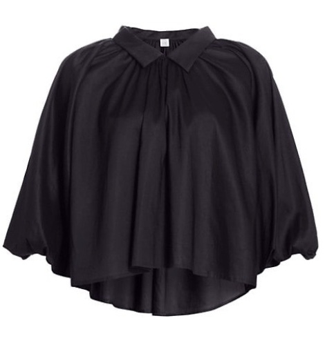 Toteme Kerala Puff Sleeve Blouse, Size Small, New with Tag - Lot 90