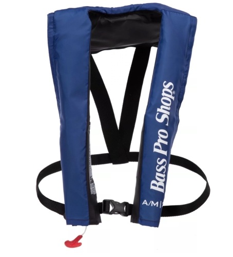 Bass Pro Shops A/M 24 Auto/Manual Inflatable Life Vest, E-Commerce return, Untested - Lot 101