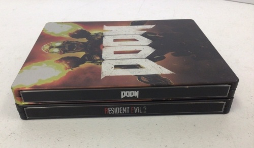 Lot of 2 Xbox One Steelbook Games, Doom, and Resident Evil 2, E-Commerce Return - Lot 104