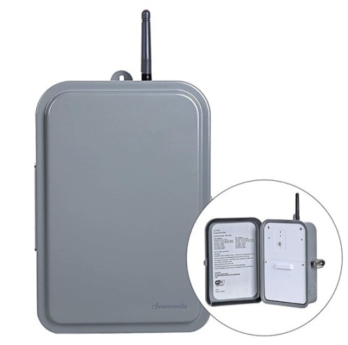 DEWENWILS Outdoor Smart Wi-Fi Outlet Box, Heavy Duty 40A 120VAC 2HP Wireless Controller Timer Switch for Pool Water Heater SPA, Compatible with Smart Phone, Alexa, UL Listed, Appears New, Untested - Lot 145