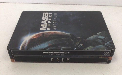 Lot of 2 Xbox One Steelbook Games, Prey, and Mass Effect Andromeda, E-Commerce Return - Lot 182