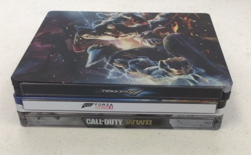 Lot of 3 Xbox One Steelbook Games, Tekken 7, Forza Horizon 4, and Call of Duty WWII, E-Commerce Return - Lot 183