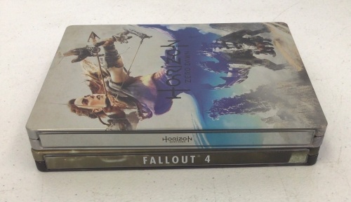 Lot of 2 PS4 Steelbook Games, Fallout 4, and Horizon Zero Dawn, E-Commerce Return - Lot 184