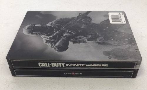 Lot of 2 PS4 Steelbook Games, God of War, and Call of Duty Infinite Warfare, E-Commerce Return - Lot 185